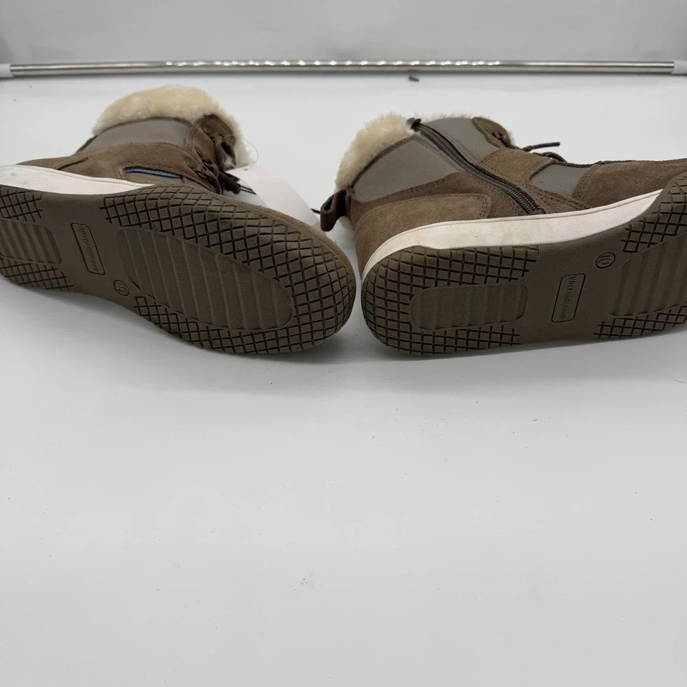 Weatherproof Vintage Chloe Women Tan BFaux Fur Winter Snow Boots Size 10 NEW